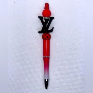 Beautiful red LV ink pen.